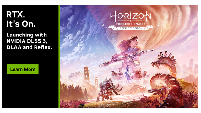 “《地平线 西之绝境》完整版 (Horizon Forbidden West Complete Edition)”即将发布并支持 DLSS 3：观看全新 PC 预告片
